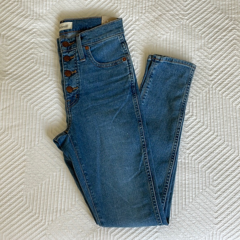 Madewell W25 10” High Rise Skinny Jeans